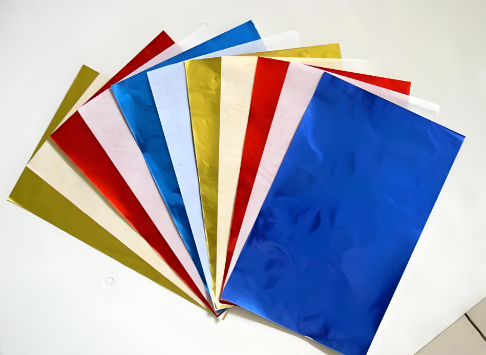 color coated aluminum foil